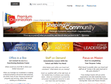 Tablet Screenshot of premiumorganization.com